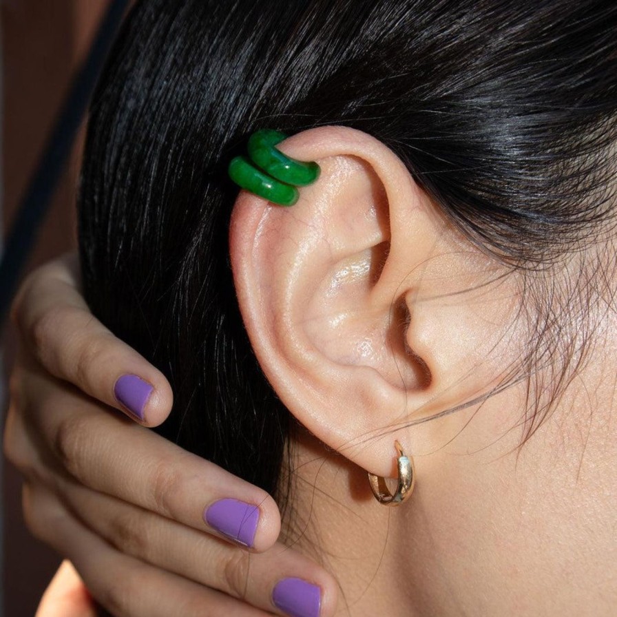 Earrings seree | Jade Earcuff