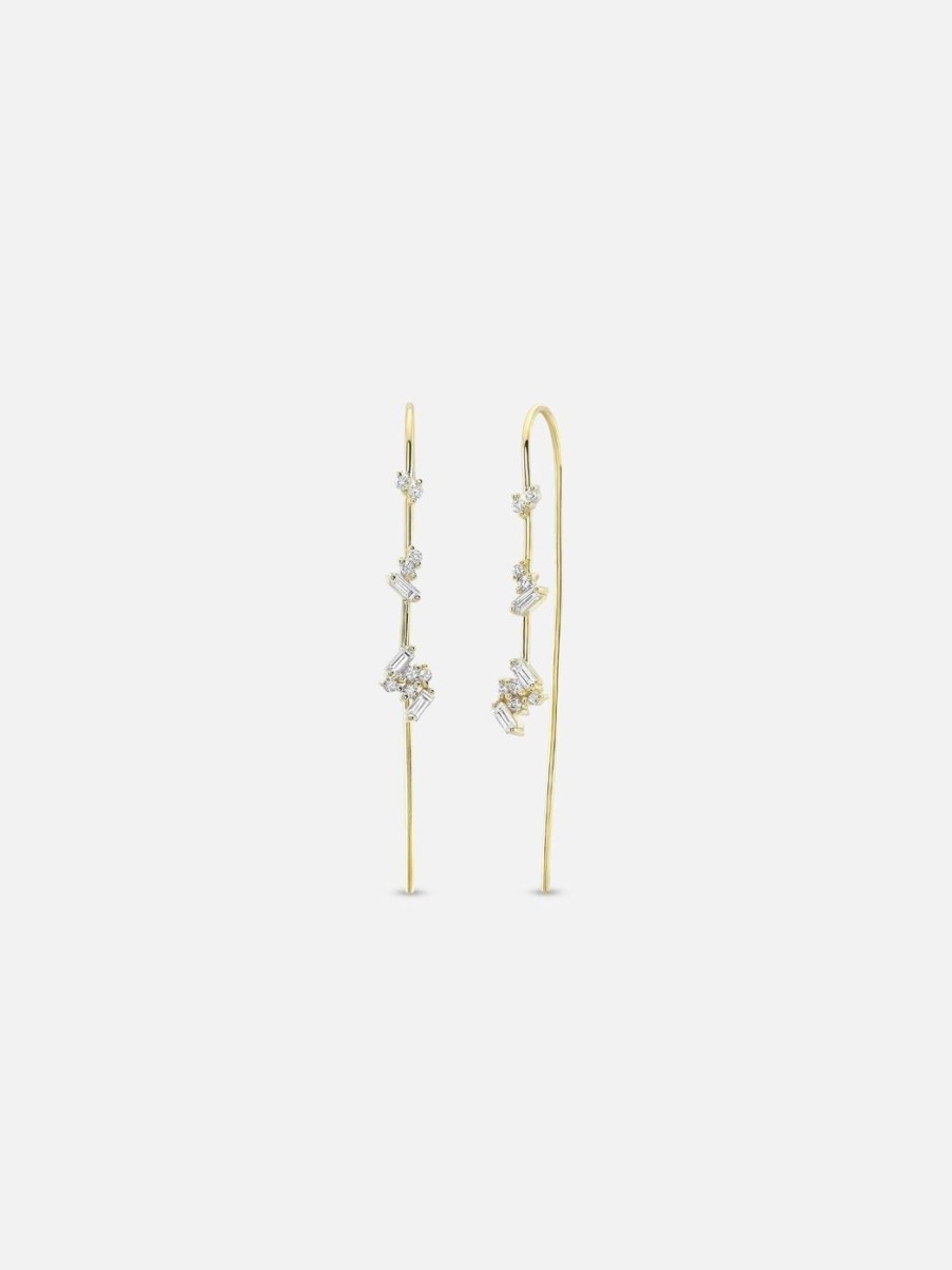 Earrings Meredith Young | Luxe Diamond Threaders