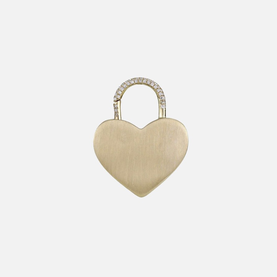 Charms & Pendants Lionheart | Love Lock Padlock Heart Charm