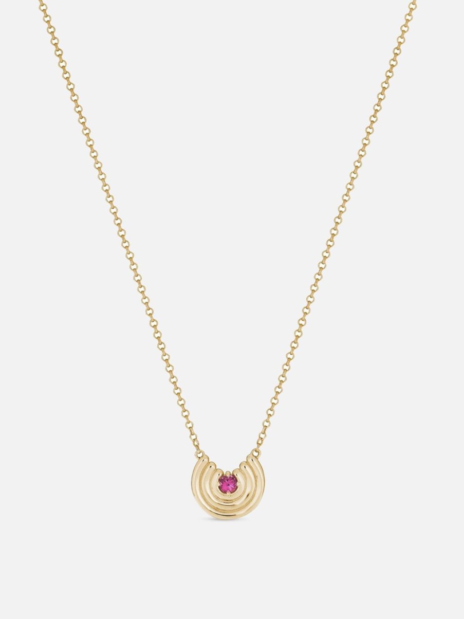 Necklaces ParkFord | Petite Revival Necklace Pink Tourmaline