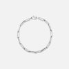 Bracelets Noor Shamma | Paperclip Bracelet White Gold