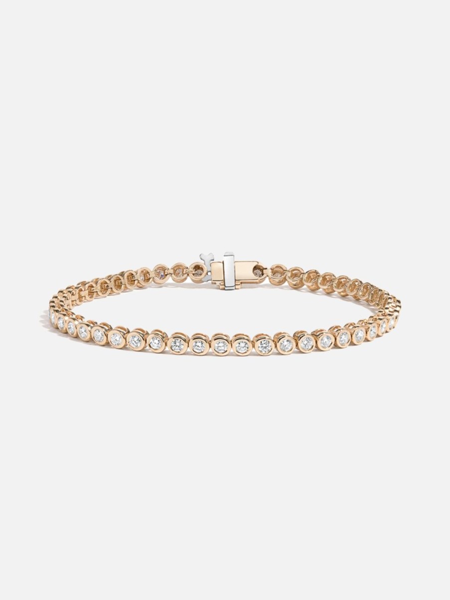 Bracelets At Present | Bezel Tennis Bracelet, 2.4Ct