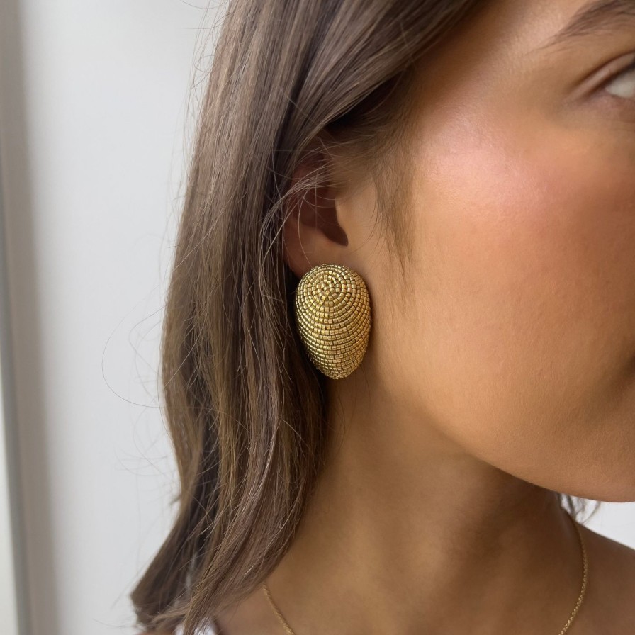 Earrings Susana Vega | Mini Maurita Earrings, Gold