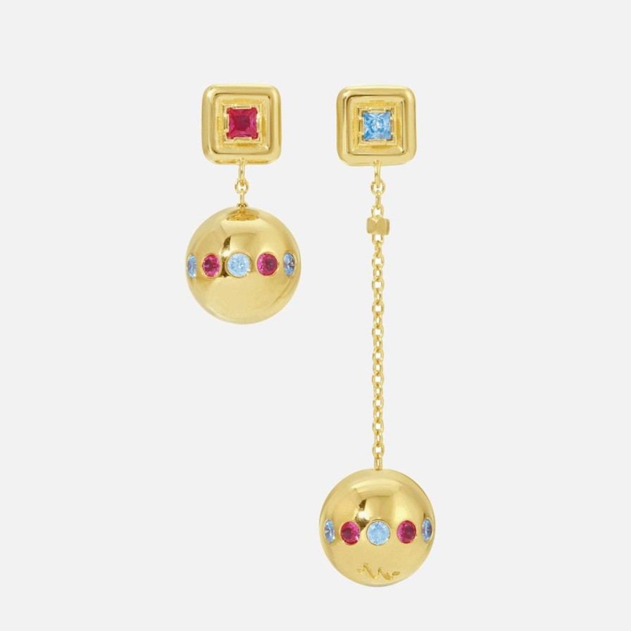 Earrings Monbouquette | Chubby Hot Drops Gold