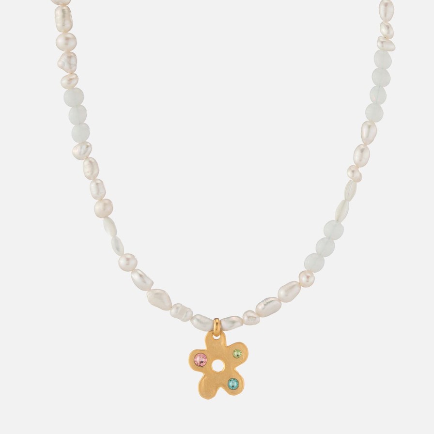 Necklaces NOTTE | Flower Pow Pow Pearly Necklace