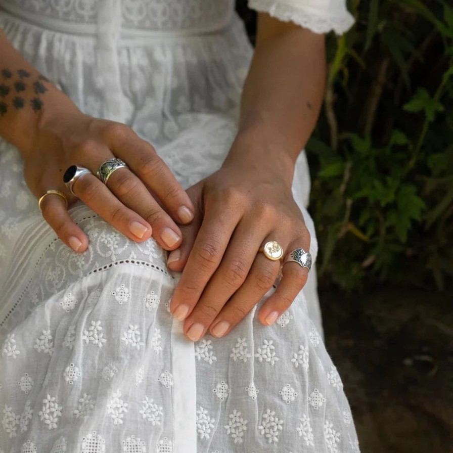 Rings Talon Jewelry | Rose Ouroboros Signet Ring