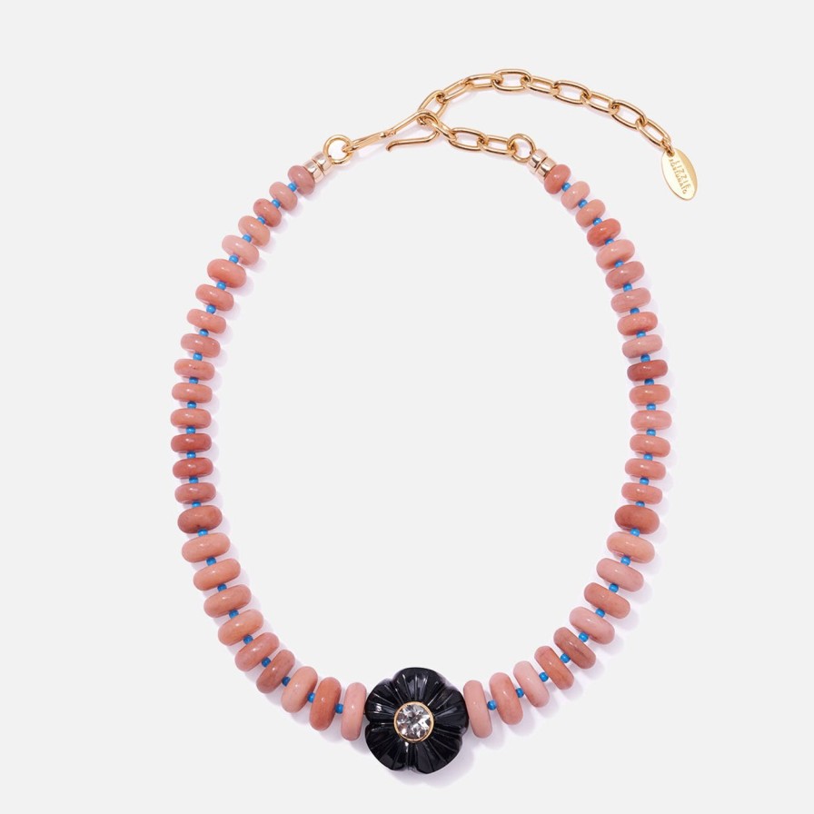 Necklaces Lizzie Fortunato | Peach Blossom Necklace Pink