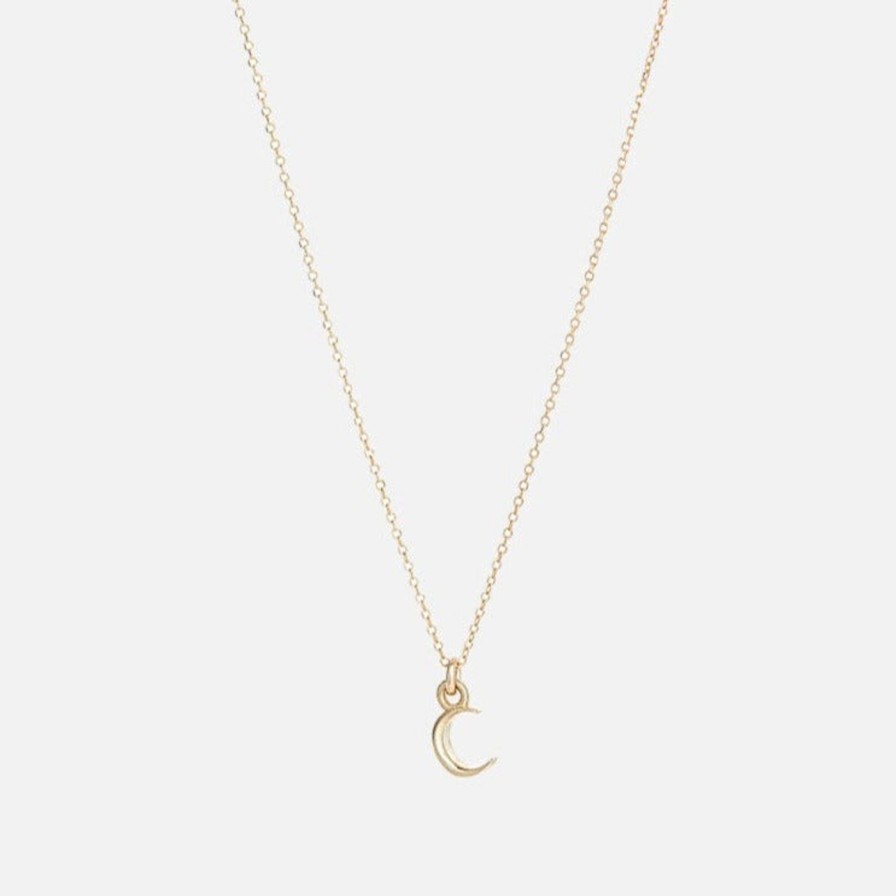 Necklaces Talon Jewelry | Itty Bitty Charm Necklace, Crescent