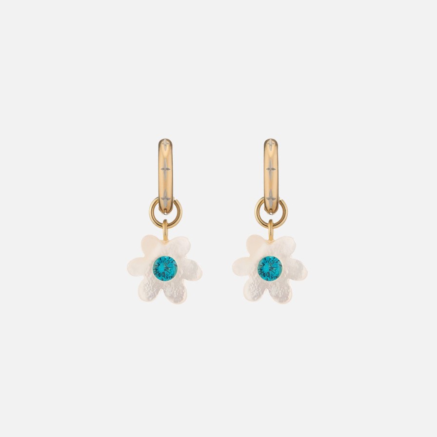 Earrings NOTTE | Mini Super Bloom Earrings, Blue