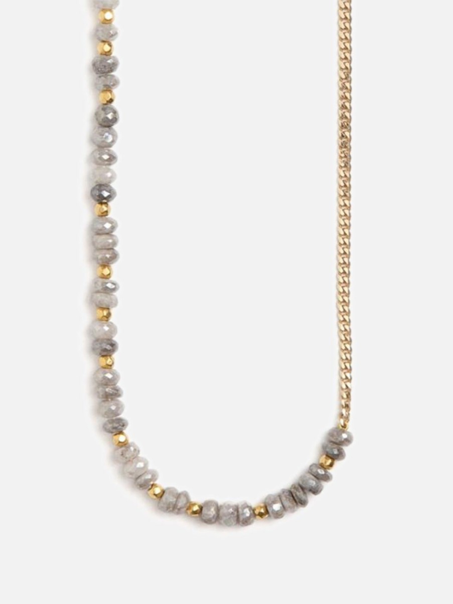 Necklaces Objet-a | La Plage White Sapphires