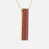 Necklaces Noor Shamma | Luz Amulet Bar Necklace