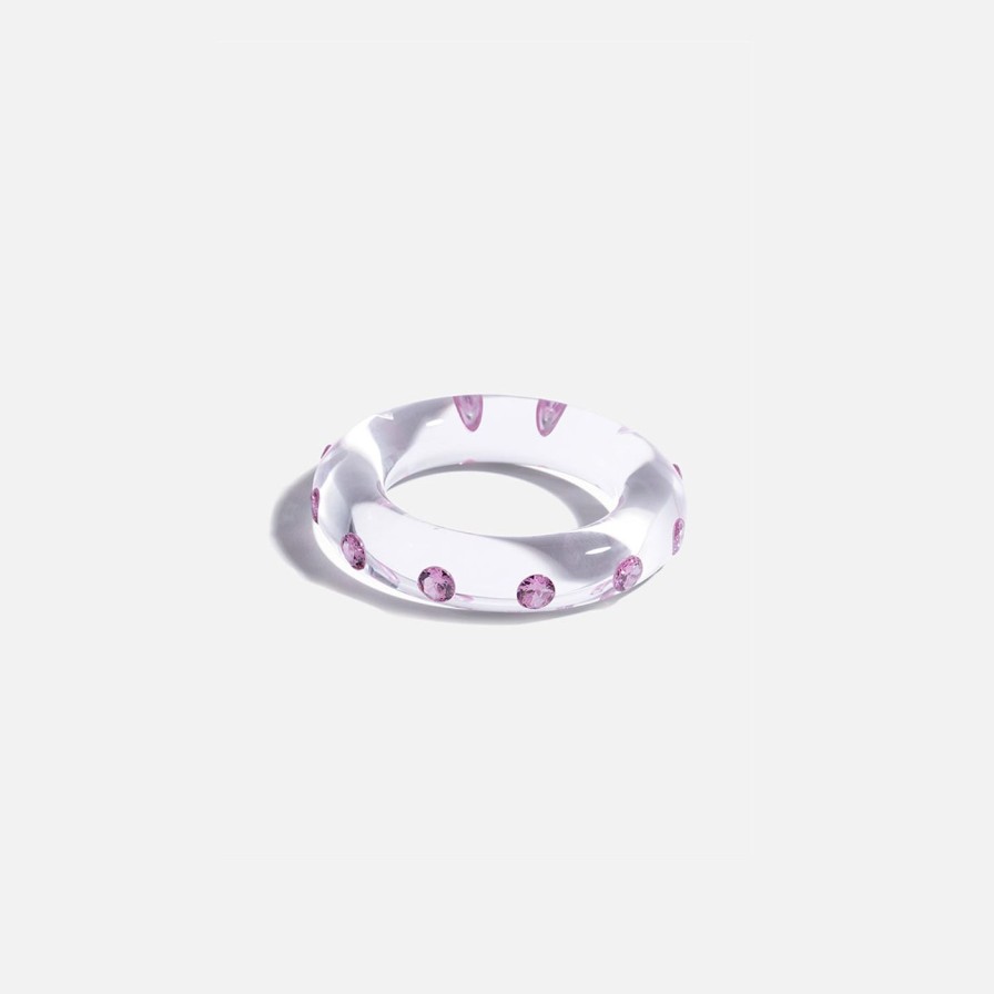 Bracelets Sarah Noor | Big Lucid Bangle, Pink