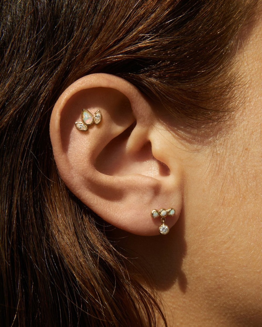 Earrings Pamela Love | Molten Bar Drop Stud