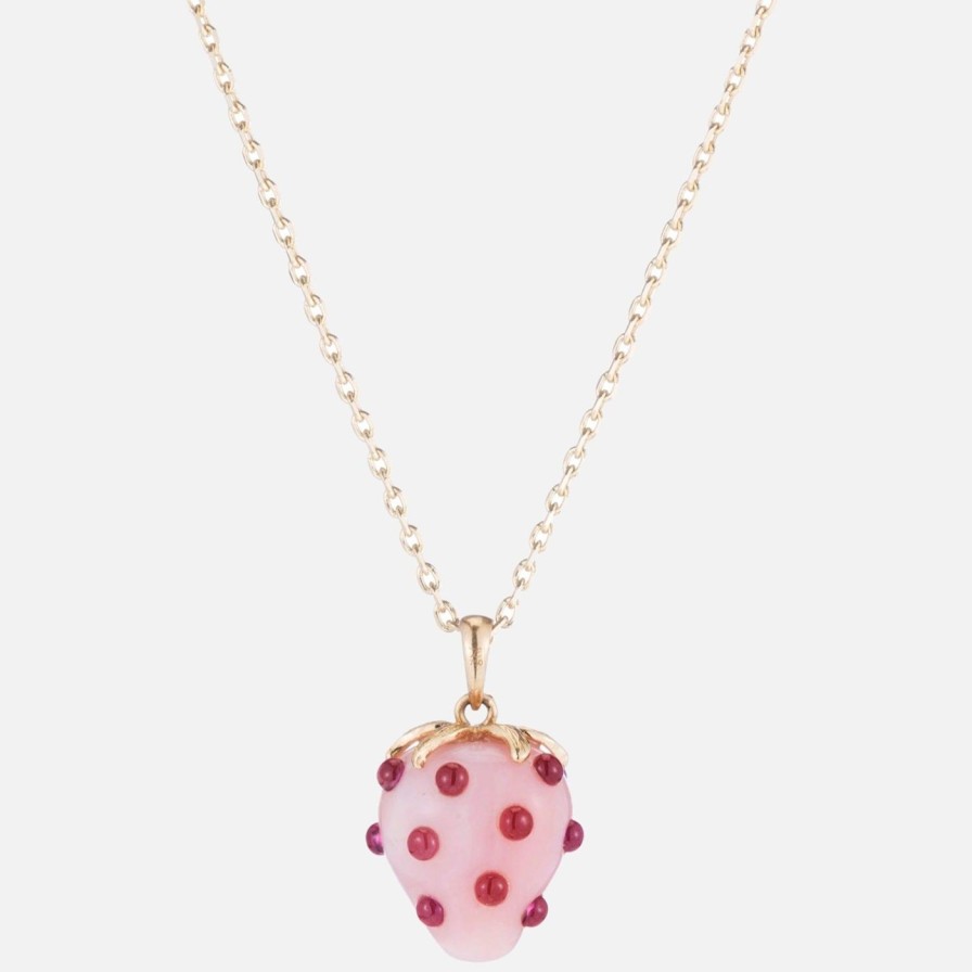 Charms & Pendants Ariel Gordon Jewelry | Strawberry Opal Pendant