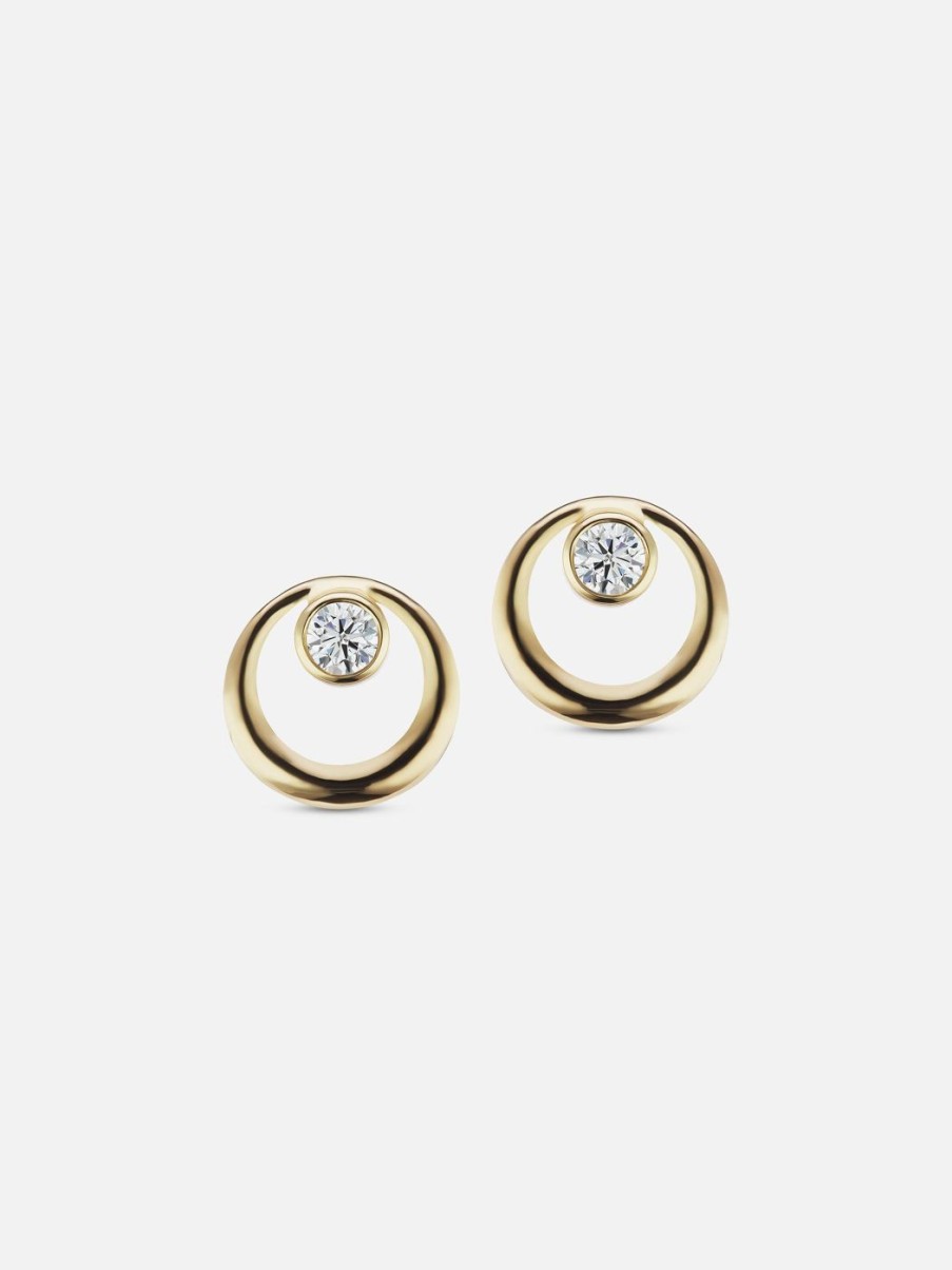 Earrings The Gild | The Gold Everyday Diamond Earring Yellow Gold