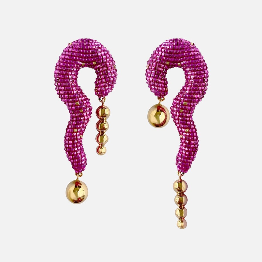 Earrings Susana Vega | Sunset Earrings, Hot Pink