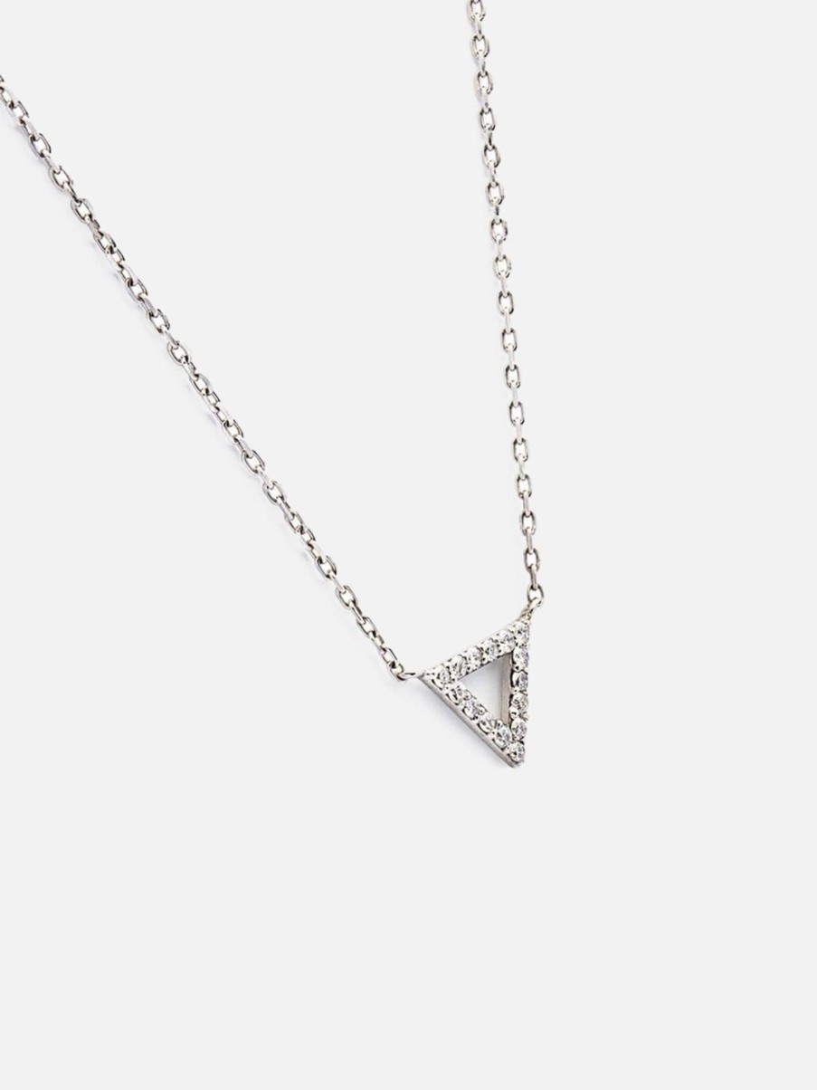 Necklaces Noor Shamma | Troika Choker White Gold