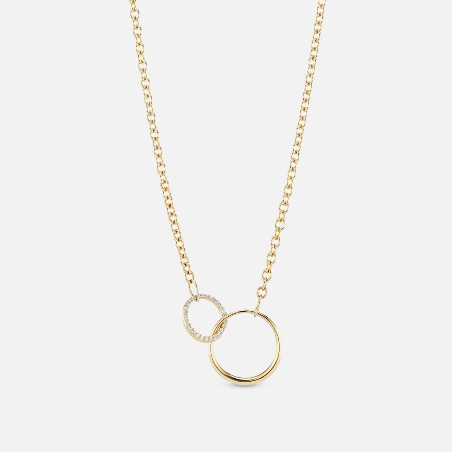 Necklaces The Gild | The Gold Diamond Bestie Necklace