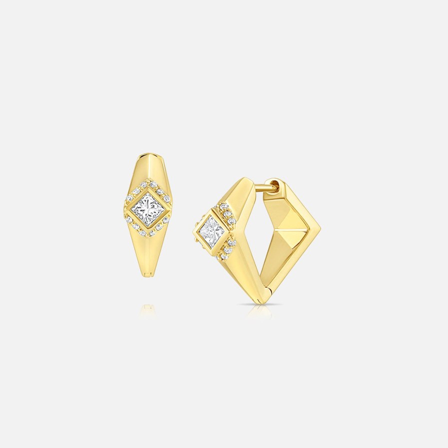 Earrings Jennifer DeMoro Jewelry | Sunna Edge Huggie