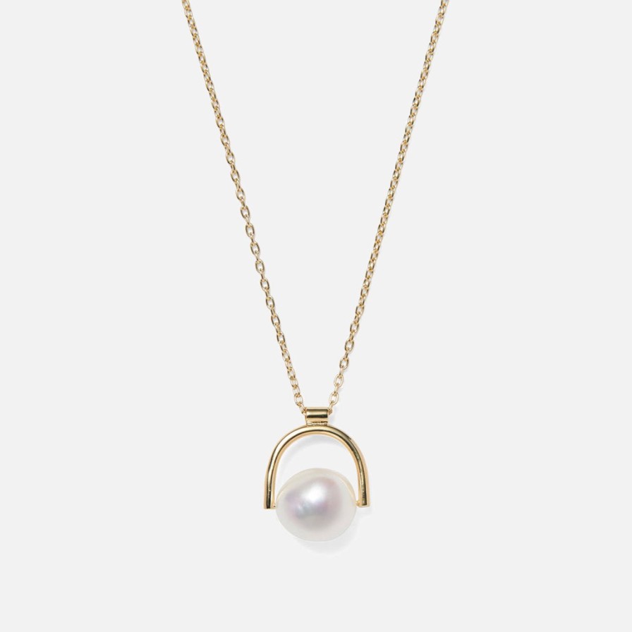 Necklaces Lady Grey | Bail Necklace In Gold