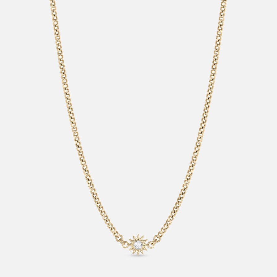 Necklaces EMBLM Fine Jewelry | Baby Spur Chain Necklace White