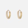 Earrings Ariel Gordon Jewelry | Twisted Petite Hoops