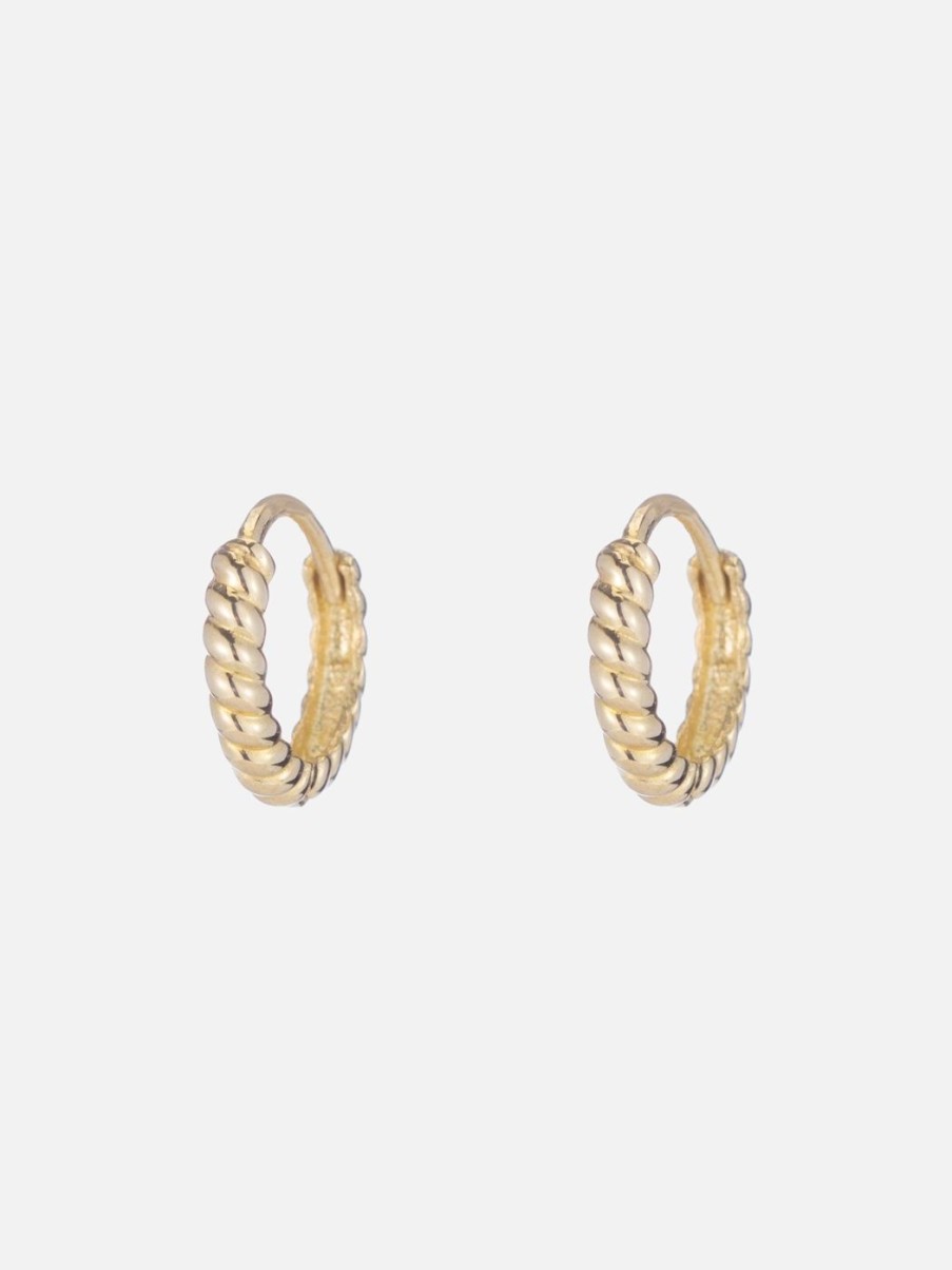 Earrings Ariel Gordon Jewelry | Twisted Petite Hoops