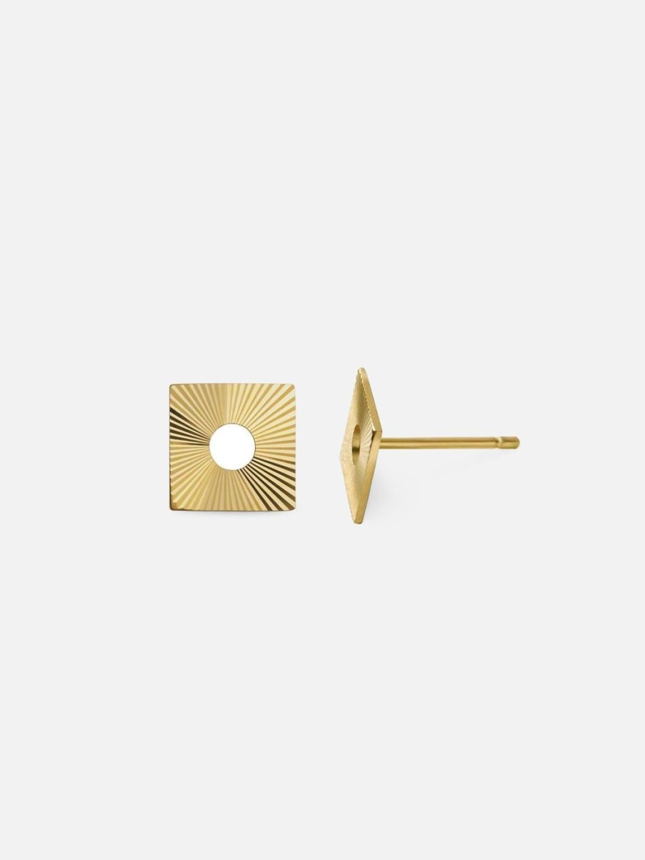 Earrings Alice Pierre | Geo Square Studs