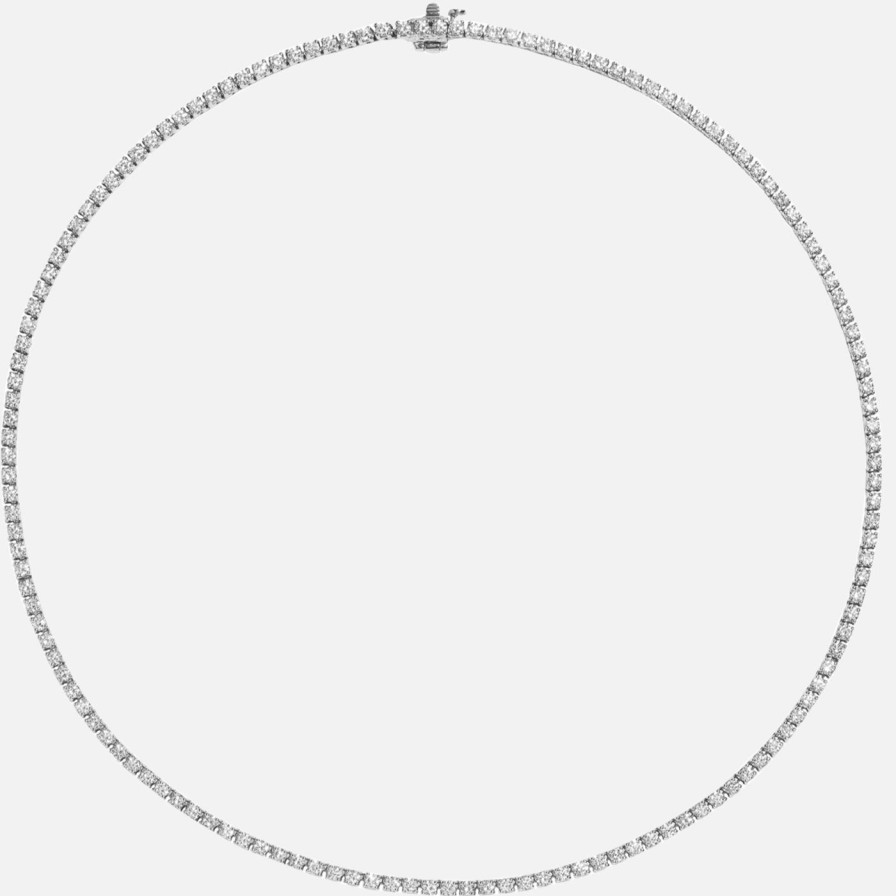 Necklaces At Present | Diamond Tennis Necklace, 3.25Ct