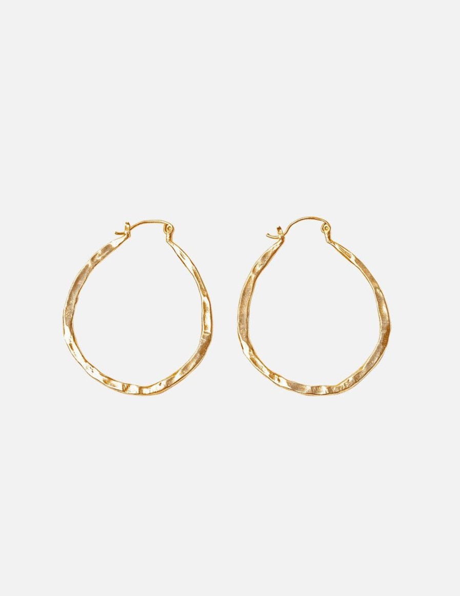 Earrings Mandy Reid | Lola Gold Hoops Yellow Gold