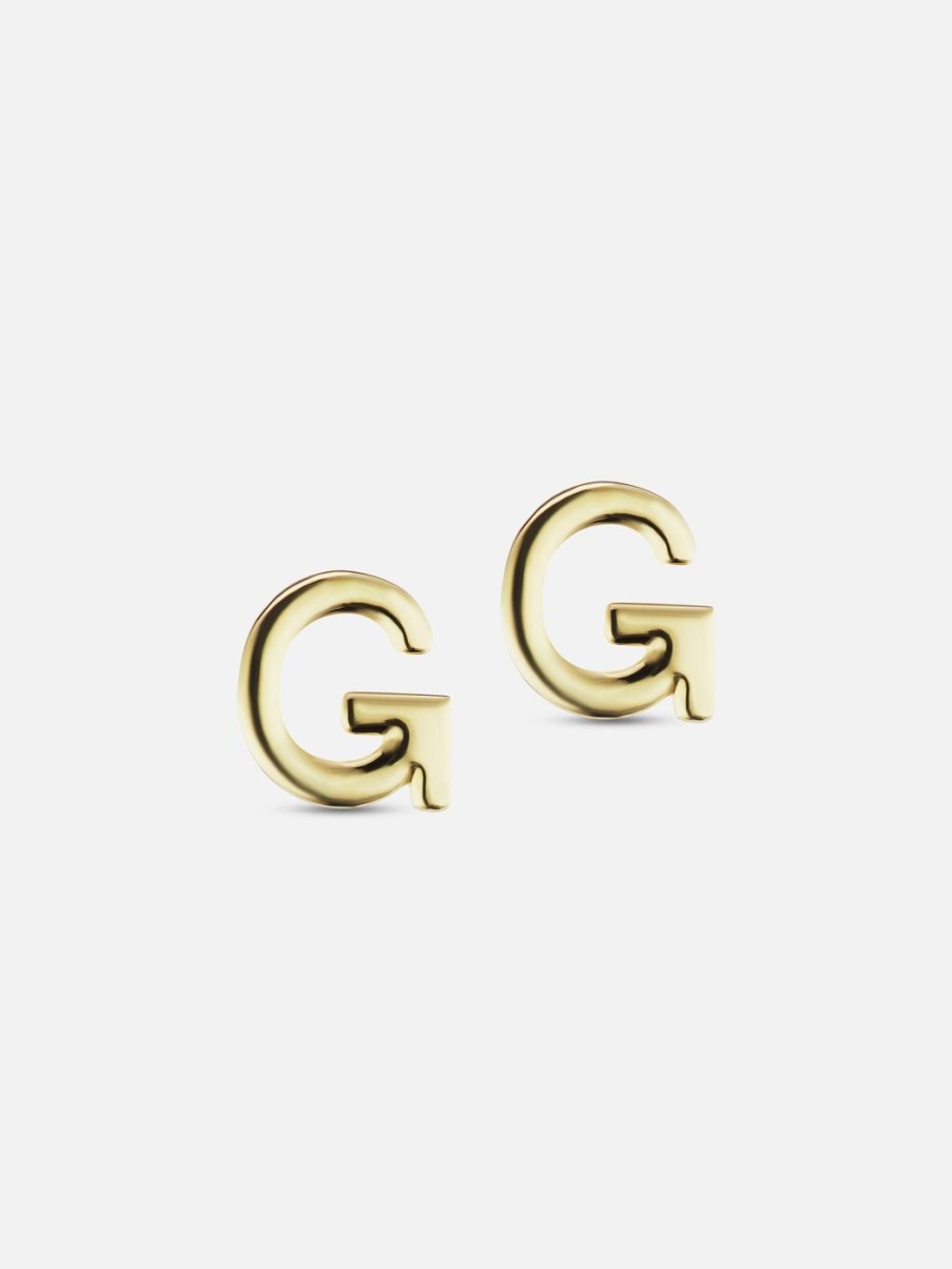 Earrings The Gild | The Gold Initial Earring