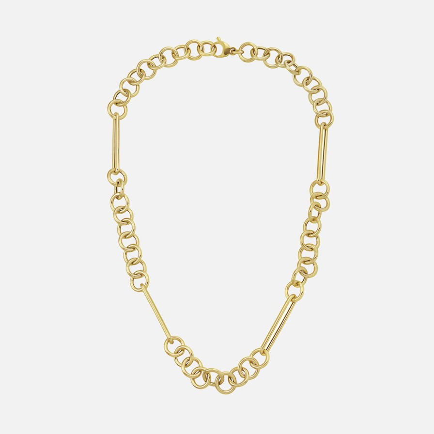 Necklaces Lionheart | 9 Rings Albert Link 5Mm Chain