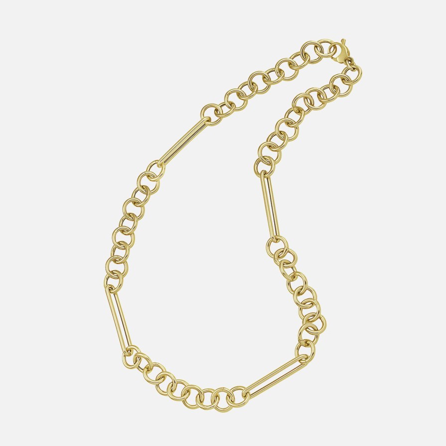 Necklaces Lionheart | 9 Rings Albert Link 5Mm Chain