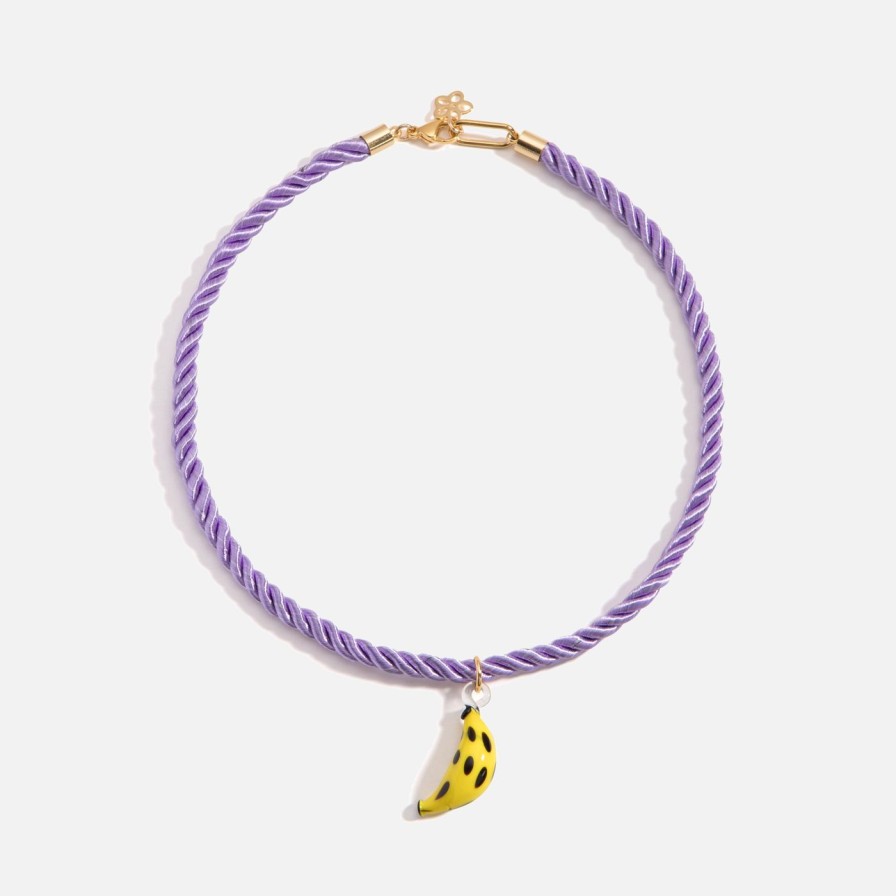 Necklaces NOTTE | Frutta Necklace, Banana Purple