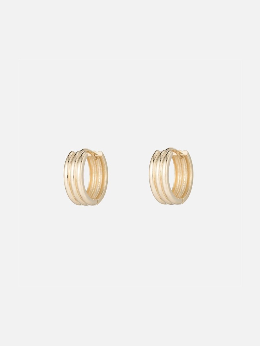 Earrings Ariel Gordon Jewelry | Triptych Hoops