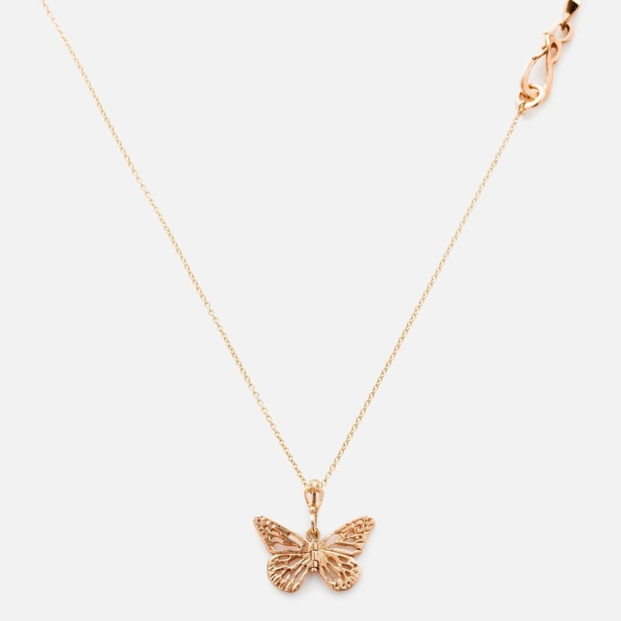 Necklaces James Banks Design | Baby Monarch Necklace 14K Rose Gold