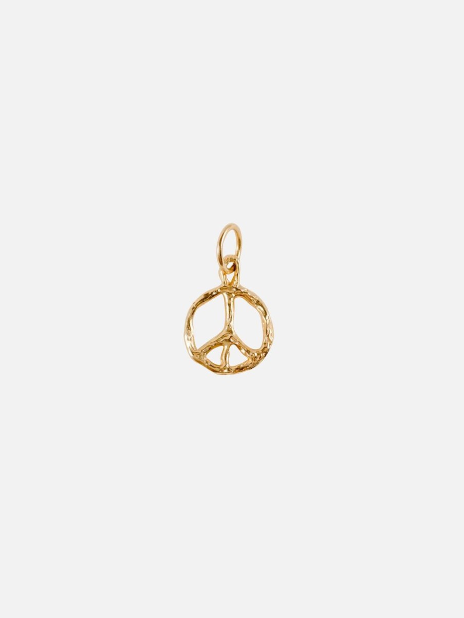 Charms & Pendants Mandy Reid | Peace Charm In Gold