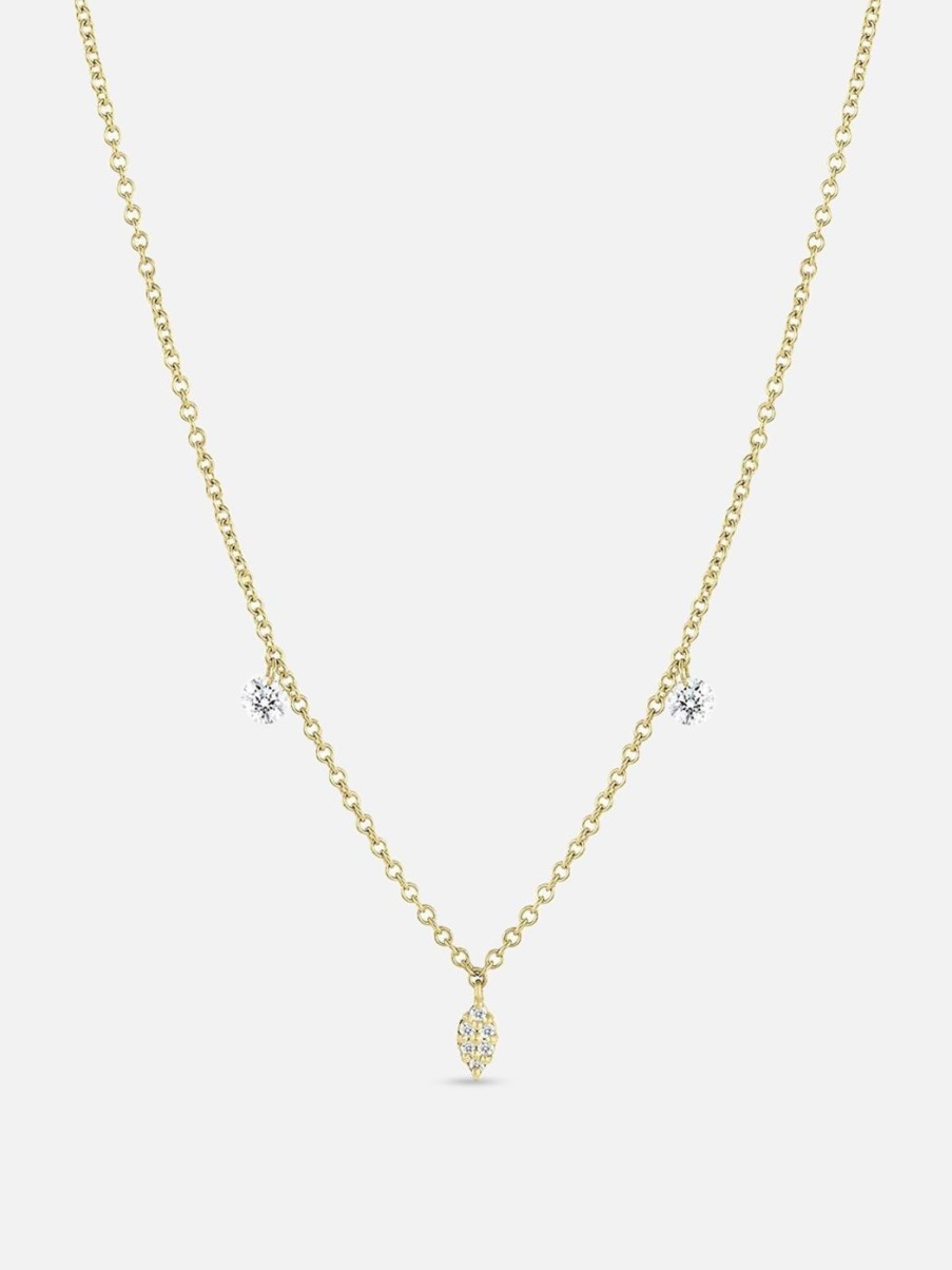 Necklaces Meredith Young | Floating Diamond Charm Necklace