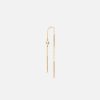 Earrings Hirotaka | Toggle Diamond Chain Earring