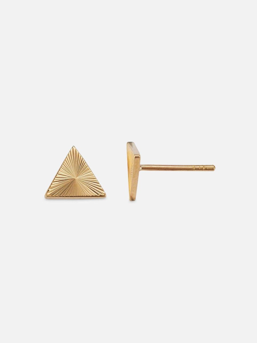 Earrings Alice Pierre | Starburst Triangle Stud Earrings