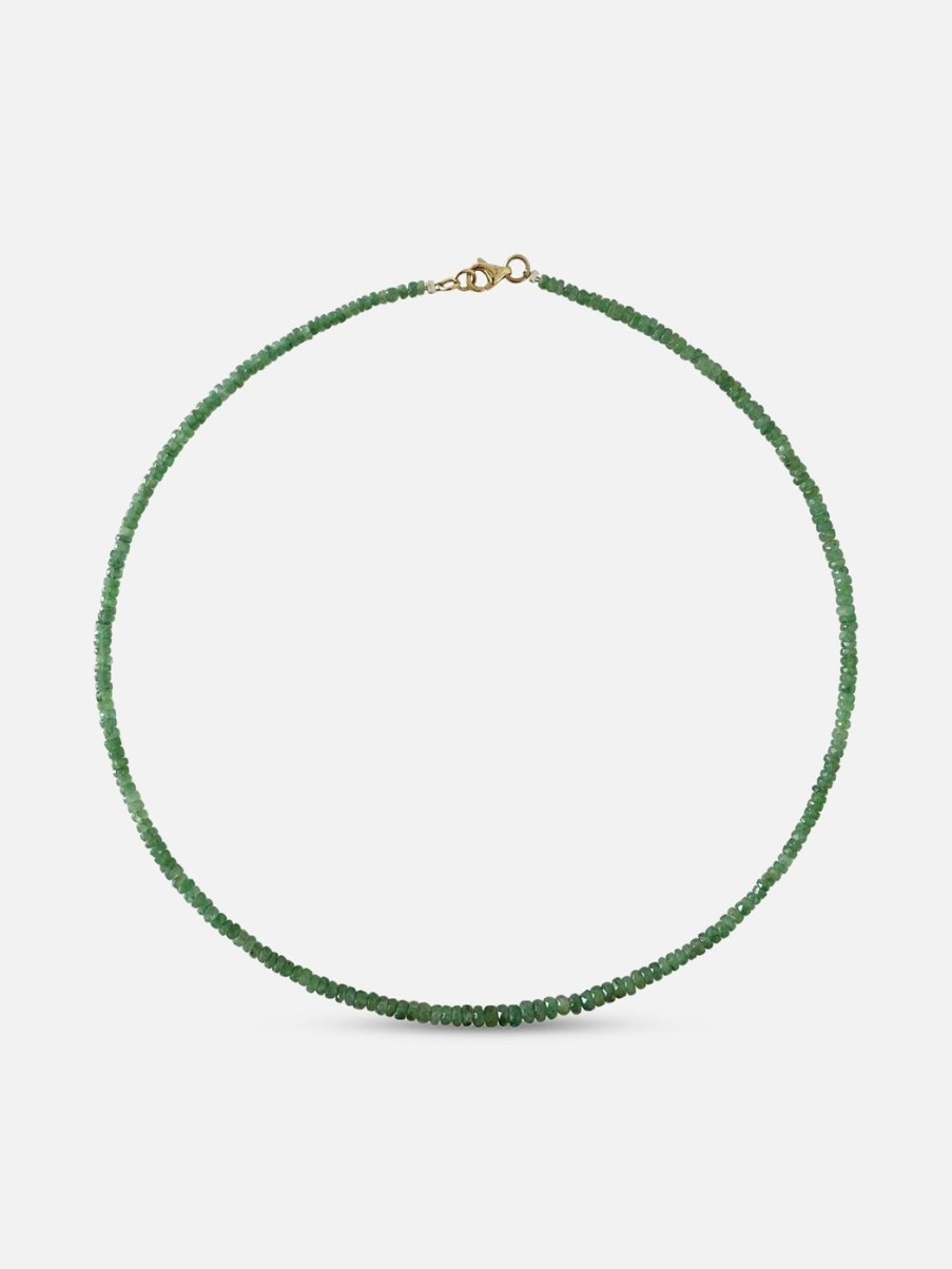 Necklaces Noor Shamma | Eternity Choker Emerald