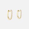 Earrings Noor Shamma | Luz U-Huggies (Diamond)