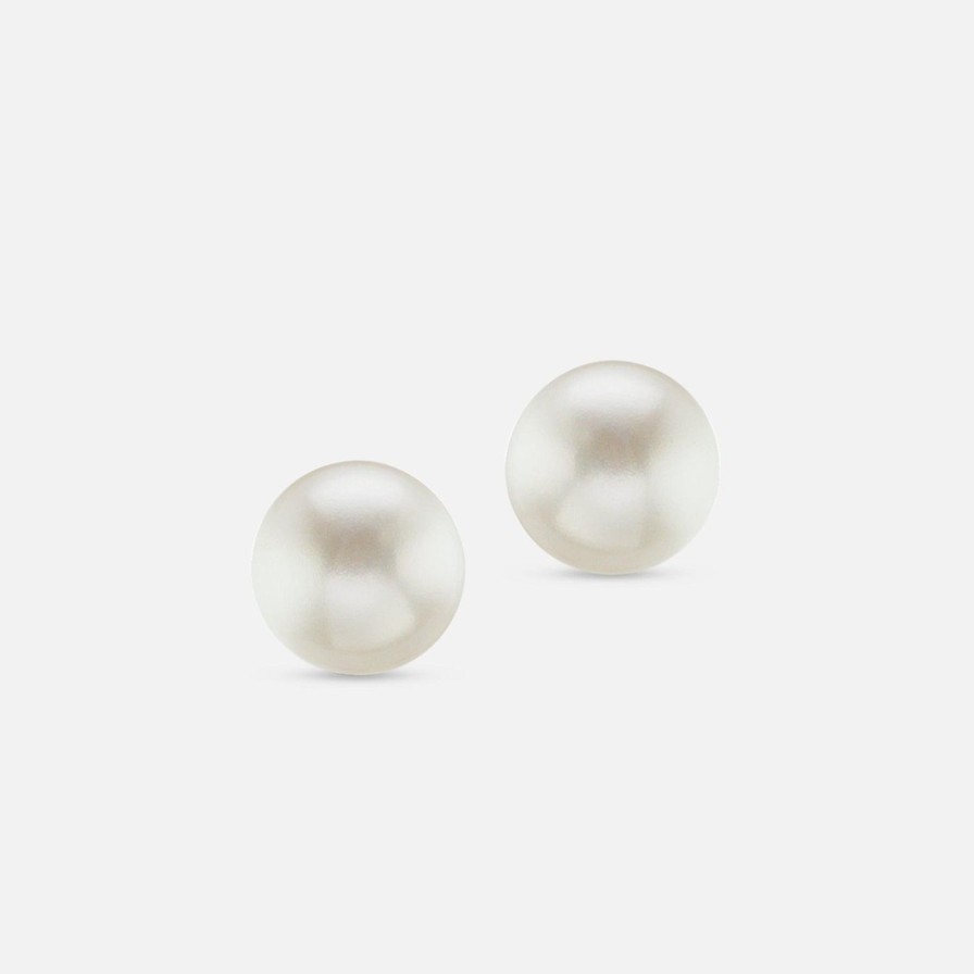 Earrings The Gild | The Everyday Pearl Stud 14K Yellow Gold Freshwater Pearl