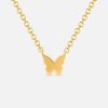 Necklaces EF Collection | Baby Gold Butterfly Necklace