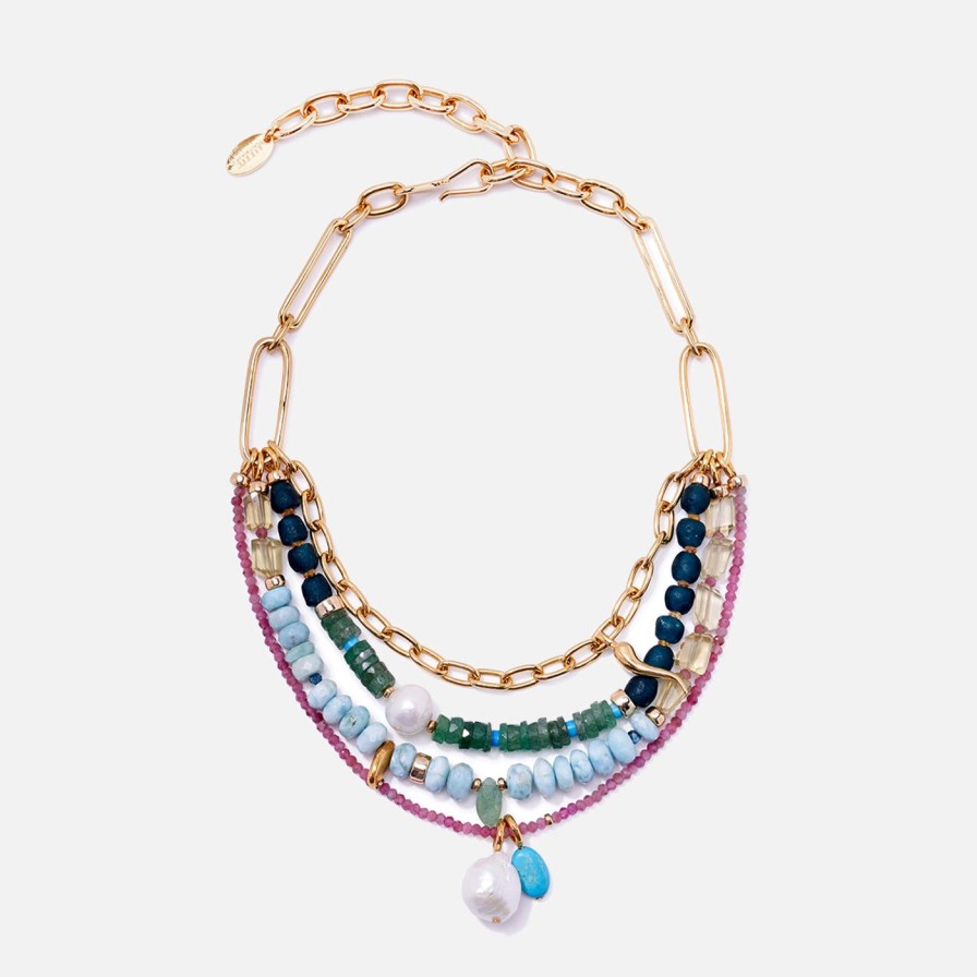 Necklaces Lizzie Fortunato | Vizcaya Necklace Multi