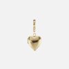 Charms & Pendants The Gild | The Gold Heart Locket Charm Yellow Gold