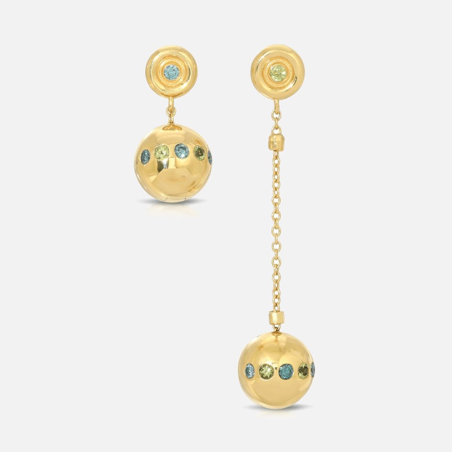 Earrings Monbouquette | Chubby Island Drops Gold