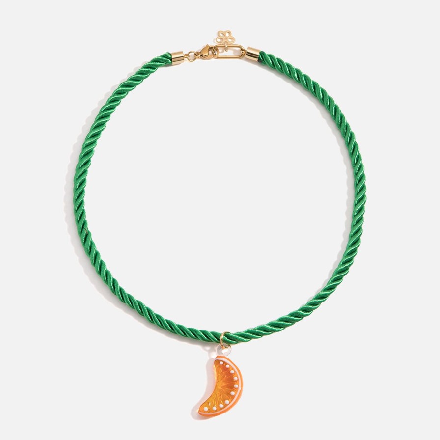 Necklaces NOTTE | Frutta Necklace, Citrus Green