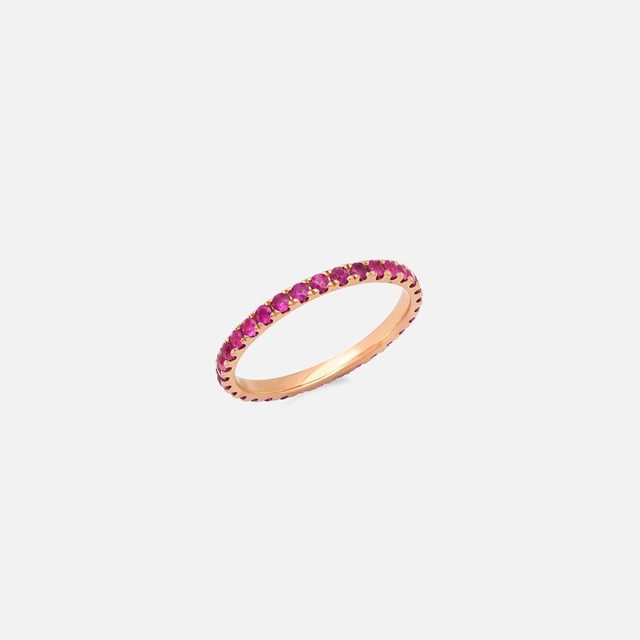 Rings Eriness | Standard Ruby Eternity Band