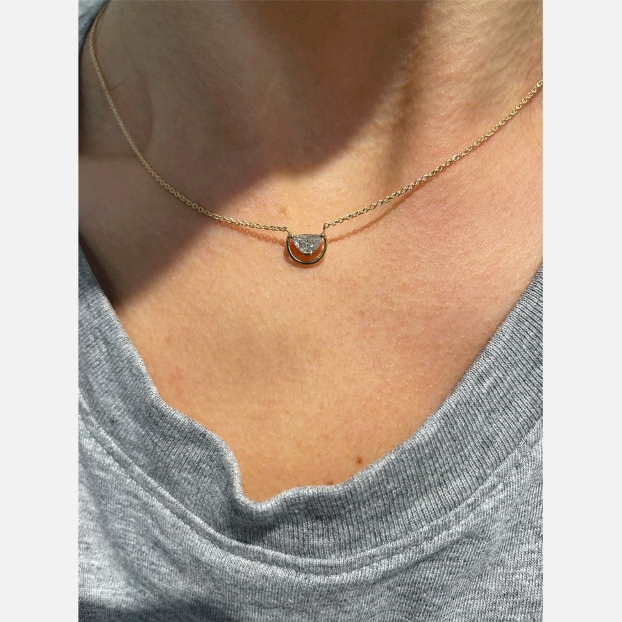 Necklaces Bleecker u0026 Prince | Moonrise 14K Yellow Gold